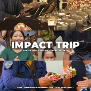 Village Visit, Canang Making, Meditation & Melukat​