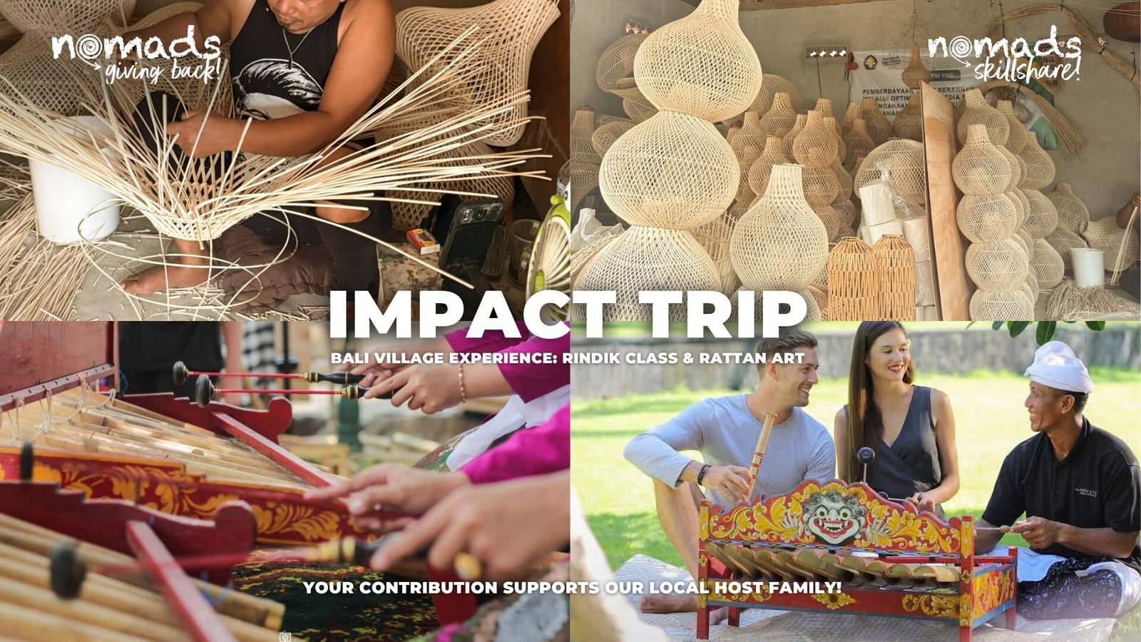 Bali Village Experience: Rindik Class & Rattan Art (With Transport)