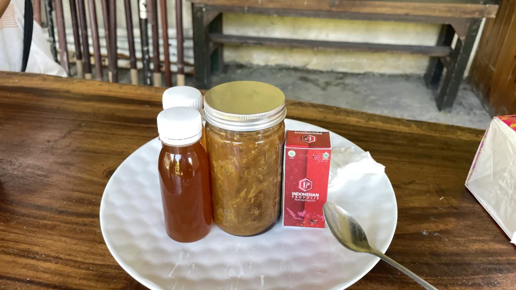 Bottle of Madu Kele-Kele Bali stingless bee honey